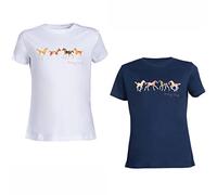 HKM Pony Club Maglietta, Bianco, 164 Unisex-Bambini e Ragazzi