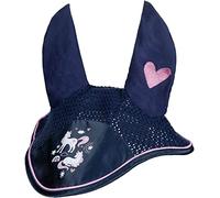 HKM Pony Dream - Cuffia per mosche, colore: Blu scuro