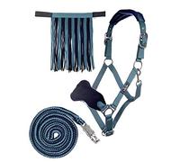 HKM Pony VB WB 10734 - Set di Cavezza con Frange per Mosche a Maglia, 180 cm