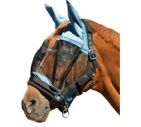 HKM Premium Maschera antimosche Blu Fumoso Cob