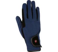 HKM Reithandschuhe Professional Nubuk Lederimitat, Pantaloni Donna, Schwarz/Navy, XXL