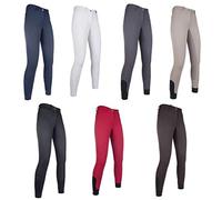 HKM - Reithose -Empire- Silikon-vollbesatz, Pantaloni Unisex - Adulto