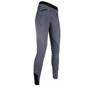 HKM - Reitleggings -Starlight- Silikon-kniebesatz, Pantaloni Bambina