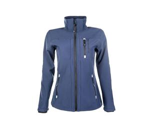 HKM Softshelljacke -Sport- Damen, Giacca Softshell Donna , Blu (Dunkelblau), 164