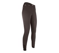 HKM SPORTS EQUIPMENT REIT-LG Basic-Silikon-vollbesatz, Pantaloni Unisex-Adulto, Marrone, 48