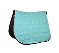 HKM SPORTS EQUIPMENT Schabracke Madrid, Funktionsfutter, Satteldecke, Pony-Dr/VS, per Sella e Briglia. Unisex-Adulto, Nero, Completo