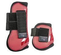 HKM Springgamaschen und Streichkappen, 4er Set Paratendini e Paranocche, Multicolore (Baby Blue/Nero), 60325 cm