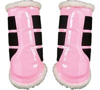 Hkm Stinchiere Comfort Lack-, Unisex, Equipaggiamento Per Cavalli., 4189, Colore: Rosa., Xl