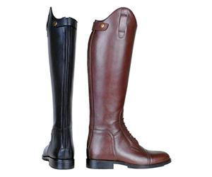 HKM Stivali da Equitazione da Uomo Spain in in Morbida Pelle, 9100 Nero, 36 EU