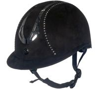 HKM Unisex Illusion Diamond Casco da equitazione Nero XL= 61-63 cm
