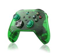 HKOORLAMULS Controller di gioco wireless G6 dal design ergonomico, BT 5.3, sensazione corporea a sei assi, joystick Hall, 400 mAh, texture antiscivolo, 20 ore di gioco (green)