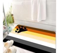 HKPOEQ Tappeto Bagno 50 x 80 cm,Tappetino in Microfibra, Tappeti Assorbente Antiscivolo,Cartello Gay LGBTQ con orso, coppia LGBT, formato Pride, in simboli omosessuali, simb,Soffice Tappetini Doccia