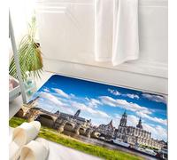HKPOEQ Tappeto Bagno 50 x 80 cm,Tappetino in Microfibra, Tappeti Assorbente Antiscivolo,L'antica città di Dresda, in Germania. Centro storico e culturale d'Europa.,Soffice Tappetini Doccia