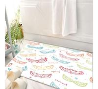 HKPOEQ Tappeto Bagno 50 x 80 cm,Tappetino in Microfibra, Tappeti Assorbente Antiscivolo,Masquerade, maschere di Carnevale per la tradizione teatrale veneziana Intratteniment,Soffice Tappetini Doccia