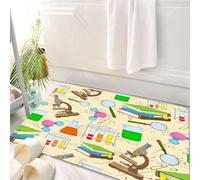 HKPOEQ Tappeto Bagno 50 x 80 cm,Tappetino in Microfibra, Tappeti Assorbente Antiscivolo,Schema didattico scientifico con equazione del libro.,Soffice Tappetini Doccia