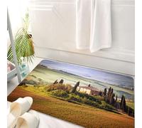 HKPOEQ Tappeto Bagno 50 x 80 cm,Tappetino in Microfibra, Tappeti Assorbente Antiscivolo,Toscana, la Toscana vista dal vecchio borgo in pietra di Montepulciano, Italia, in un,Soffice Tappetini Doccia
