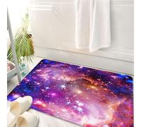 HKPOEQ Tappeto Bagno 50 x 80 cm,Tappetino in Microfibra, Tappeti Assorbente Antiscivolo,Uno spettacolo mozzafiato di nebulose cosmiche, uno scenario magnifico di nebulose co,Soffice Tappetini Doccia