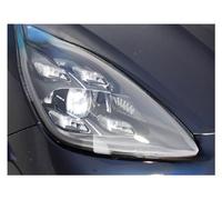 HKRCAMCRtc Pellicola protettiva nera for fari auto 2 pezzi compatibile con Porsche Cayenne 2011-on 958 alloggiamento fanale posteriore in TPU(18-On Headlight T)