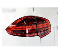 HKRCAMCRtc Pellicola protettiva nera for fari auto 2 pezzi compatibile con Porsche Cayenne 2011-on 958 alloggiamento fanale posteriore in TPU(15-17 Taillight T)