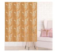 HKSDKABOP Appendere schermi di separazione delle stanze, Divisorio for Ambienti in Legno e plastica, Spessore 5 mm, Confezione Naturale di Diverse Misure(Natural-b,26Pcs)