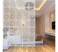 HKSDKABOP Appendere schermi di separazione delle stanze, Pannelli divisori for la Privacy sospesi in PVC 29x29cm Bianco 1-100 Pezzi(16Pcs)