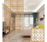 HKSDKABOP Appendere schermi di separazione delle stanze, Pannelli divisori Pieghevoli in Legno e plastica for la Privacy, da Appendere, Naturali, 1-100 Pezzi(Natural B,55Pcs)