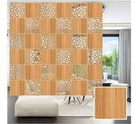 HKSDKABOP Appendere schermi di separazione delle stanze, Pannelli divisori sospesi in Legno e plastica, Naturali, Misure Multiple, Confezione da 1 a 100 Pezzi(Natural B,10Pcs)