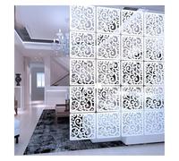 HKSDKABOP Appendere schermi di separazione delle stanze, Pannelli divisori sospesi in Legno-plastica Bianchi 1-100 Pezzi(80Pcs)