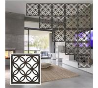 HKSDKABOP Appendere schermi di separazione delle stanze, Pannello divisorio for la Privacy con Accessori Multicolore 1-100 Pezzi(Black,11Pcs)