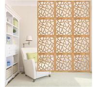 HKSDKABOP Appendere schermi di separazione delle stanze, Pannello divisorio sospeso in MDF Naturale 29x29cm 5mm Confezione da 1-100 Pezzi(5Pcs)