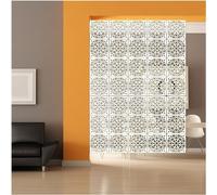 HKSDKABOP Appendere schermi di separazione delle stanze, Pannello paravento for la Privacy sospeso Bianco 29x29cm quantità Multiple(19Pcs)
