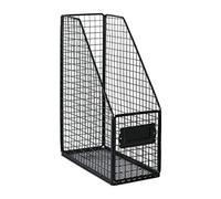 HKSDKABOP Archivio rivista di metallo, Desktop Iron Mesh File Organizer 25x11.5x32cm For Home Office School(A)