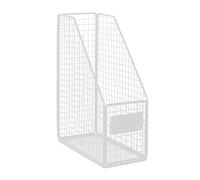 HKSDKABOP Archivio rivista di metallo, Desktop Iron Mesh File Organizer 25x11.5x32cm For Home Office School(B)