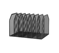 HKSDKABOP Archivio rivista di metallo, Metal Vertical Desktop File Folder Holder Multiple Sizes(Large)