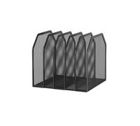 HKSDKABOP Archivio rivista di metallo, Metal Vertical Desktop File Folder Holder Multiple Sizes(Small)