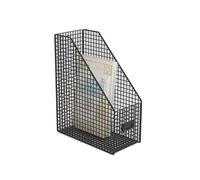 HKSDKABOP Archivio rivista di metallo, Metal Vertical File Folder Magazine Book Organizer For Desk Office Multicolor(Black)
