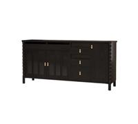 HKSDKABOP armadietto da pranzo, armadietto di legno, Credenza in legno massello con credenza portaoggetti 180x45x85 cm (70,86x17,71x33,46 pollici)