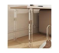 HKSDKABOP Gambe per tavolo in vetro trasparente, Gambe da tavolo in acrilico trasparente Dimensioni multiple scrivania galleggianti con capacità di 330 libbre(50x72cm/19.7x28.3in)