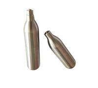 HKSDKABOP Ricarica di CO2, Bombola di Gas for Cartuccia di CO2 Ricaricabile Non filettata in Acciaio Inossidabile da 12 g/8 g(12g)