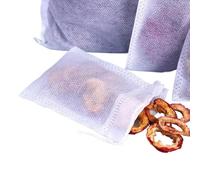 HKSDKABOP Sacchetti filtranti in tessuto non tessuto Sacchetti filtro for tè alogeni monouso con coulisse bianchi, varie misure, confezione da 100(8x12)