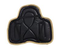 HKSDKABOP Sede equestre, Sottosella confortevole for equitazione, ammortizzante con cinghia di fissaggio, in pelle PU, 55 cm x 45, for la schiena del cavallo(Black)