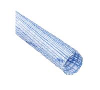 HKSDKABOP Tubi di drenaggio Perforati a Terra Perforati, Tubo di drenaggio Perforato da 4 Pollici con Filo di Acciaio for drenaggi francesi sotterranei, Blu, Lunghezze Multiple(7m/23ft)