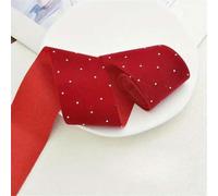HKSDKABOP Un Nastro di Velluto Morbido, Nastro di Velluto di Lusso con Diamanti - 2 Metri, Disponibile in Rosso, Bordeaux e Nero - Decorazione for Torta di Capodanno(Light Red,6cm)