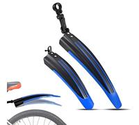 HKSOPC Parafango Bici Set per Pinarello Treviso 2018, Parafango Bici Regolabile Bicicletta Mudguard, 20-26 Pollici Copertura Completa Parafango Bici Posteriore e Anteriore,B Blue