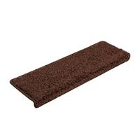 HKTMGDNG 20 tappetini per gradini, 65 x 21 x 4 cm, colore marrone | Proteggi le tue scale interne dall'usura: tappetini antiscivolo e fonoassorbenti per corridoi e scale.