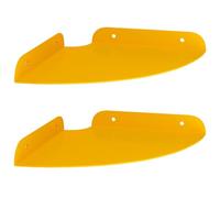 HKTMGDNG Set di 2 mensole da parete in metallo, colore giallo senape, 18 x | Mensole angolari da parete in acciaio con bordo rialzato. Mensola decorativa salvaspazio per soggiorno, cucina e bagno.