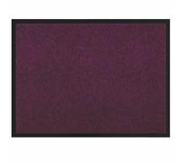 HKTMGDNG Zerbino bordeaux 80 x 60 cm in tessuto orsacchiotto per interni | Zerbino assorbente in morbido materiale Teddy per corridoio, ingresso e soggiorno. Morbido e facile da pulire.