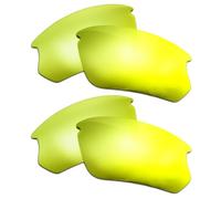 HKUCO 2PCS Compatibile/Sostituzione per lenti Oakleys BiSphaera OO9400 Oro 24K Polarizzate