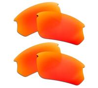HKUCO 2PCS Compatibile/Sostituzione per lenti Oakleys BiSphaera OO9400 Rosso Polarizzate