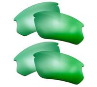 HKUCO 2PCS Compatibile/Sostituzione per lenti Oakleys BiSphaera OO9400 verde Polarizzate